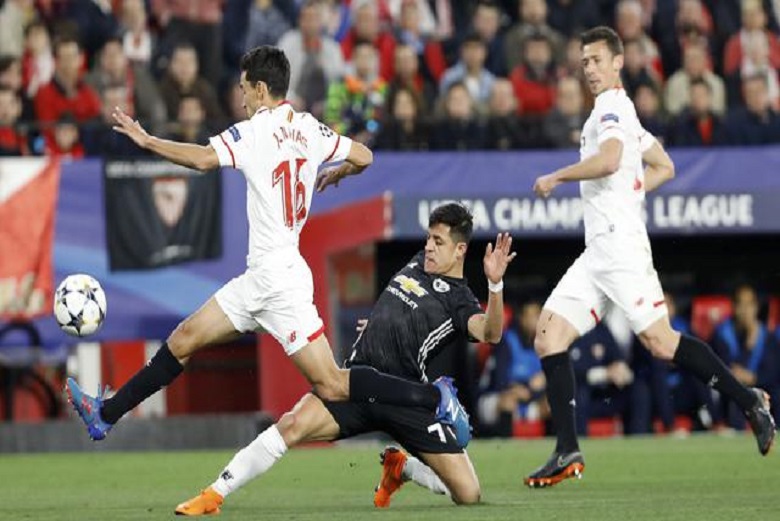 Maen Tandang, MU Tahan Imbang Sevilla Babak 16 Besar Leg Pertama Liga Champions