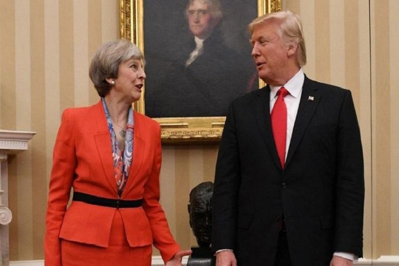 Donald Trump Unggah Video sedang Adu Argumen dengan Perdana Menteri Inggris