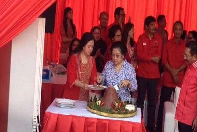 Perayaan HUT Megawati Sukarnoputri, Saking Bahagianya sampai Tidak Sadar Terjadi Gempa