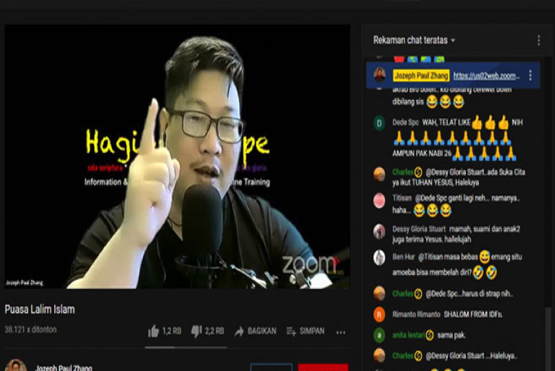 Pendeta Jozeph Paul Zhang: Saya Tidak Mungkin Ditangkap, Allah Sudah Dikurung di Kabah
