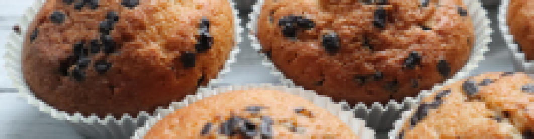 Muffin Pisang Cokelat Lembut