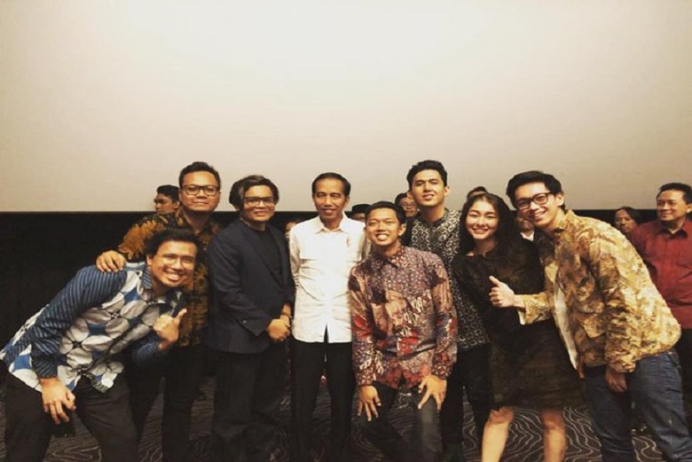 Jokowi: Kru Film sangat Dibutuhkan untuk Menyeimbangkan Industri Film Tanah Air