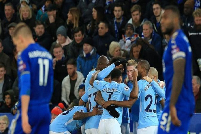 Manchester City Hajar Leicester dengan Skor Telak 5-1