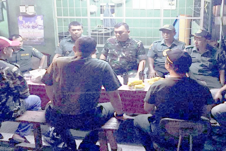 Solidnya Danramil 03/GP Bersama Mitra Jaya Patroli 2 Kecamatan 