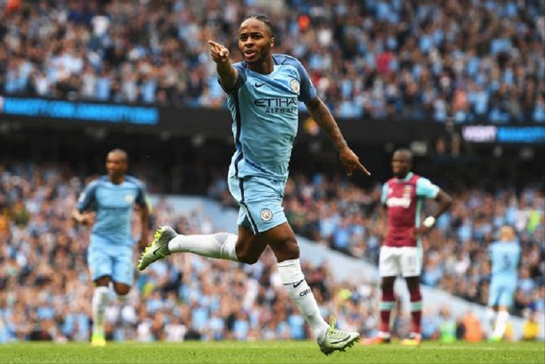 Sterling Otak Kemenangan Manchester City Atas Huddersfield