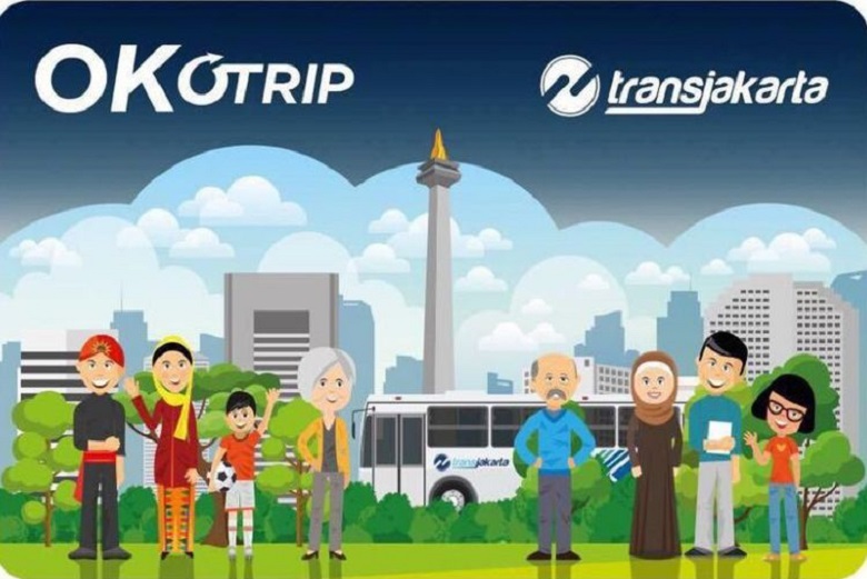 Kado Awal Tahun, OK Otrip Jakarta Bertarif Rp5000 per Perjalanan