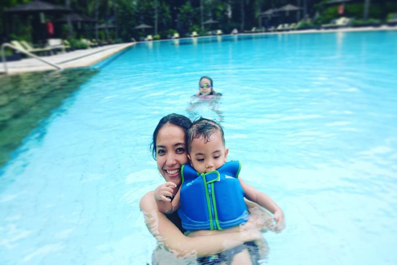 Imelda Therinne, Tubuh Ideal dengan Berenang
