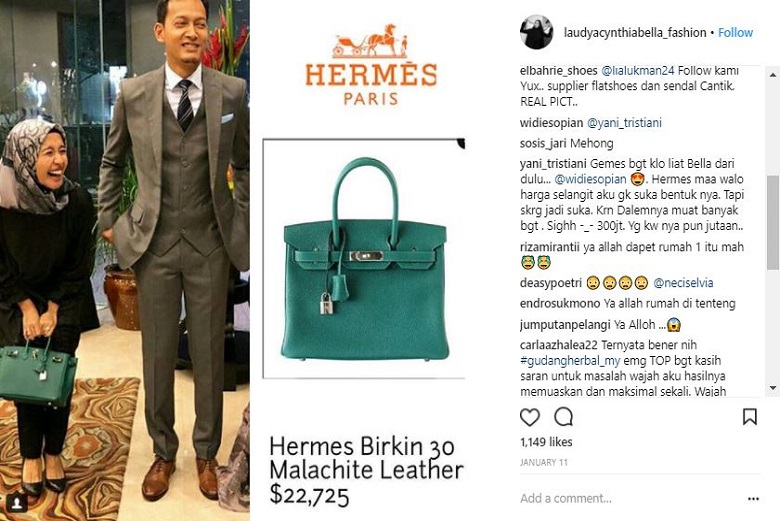 Warganet Kembali Dihebohkan dengan Tas yang Digenggam oleh LCB