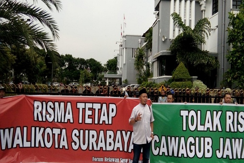 Rupanya tak Hanya Risma yang Menolak jadi Cawagub Jatim, Warga Surabaya pun tak Rela Risma Tinggalkan Surabaya
