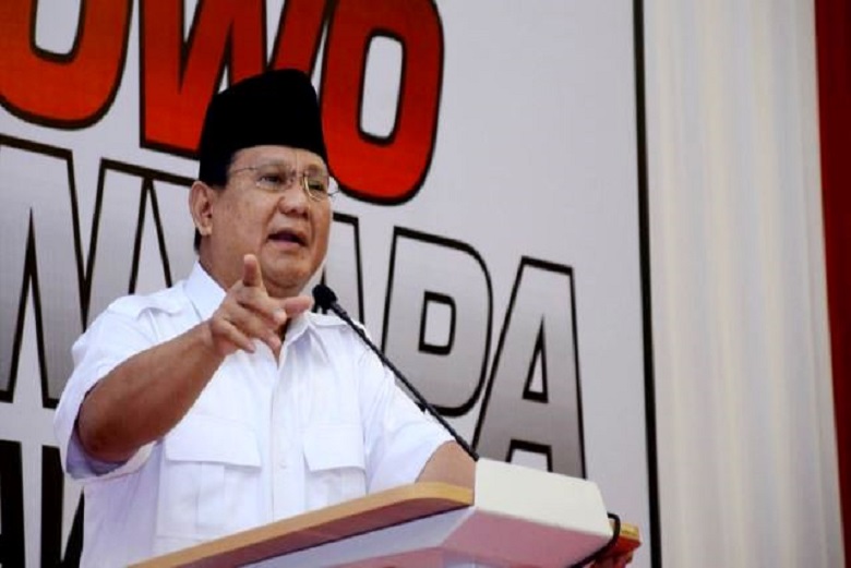 Pidato Prabowo yang Mengatakan ada Upaya Menyogok Dirinya Supaya tidak Nyapres