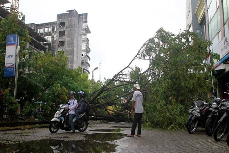 5 Wilayah di Indonesia Terserang Fenomena Angin Kencang Tak Kenal Waktu
