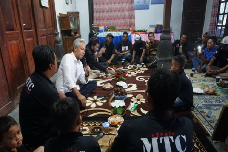 Hasil Diskusi Ganjar Pranowo dengan Merapi Trans Community di Magelang