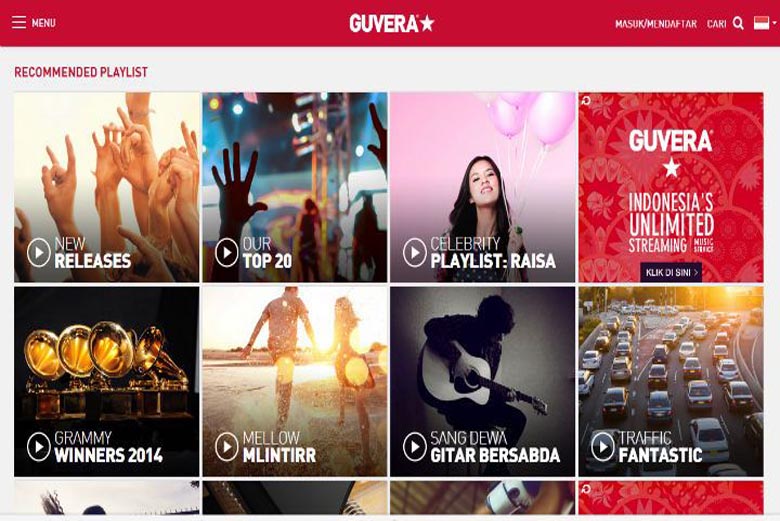 Guvera Tawarkan Musik Streaming Yang Bisa Disimpan dan Dimainkan Secara Offline  