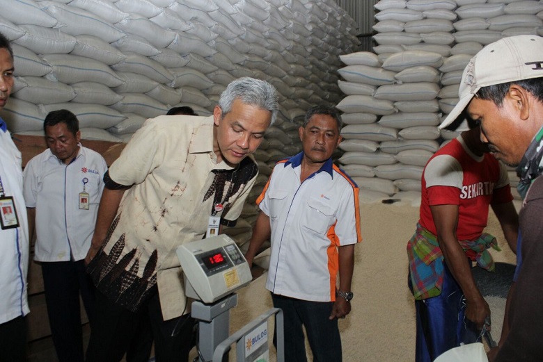 Ganjar Pastikan Jateng Tak akan Impor Beras