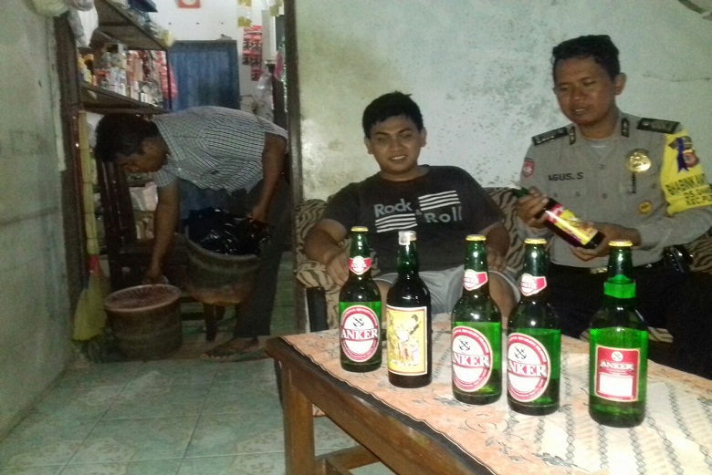 Polres Cirebon Gelar Razia Miras Serentak Jelang Pemilihan Kuwu
