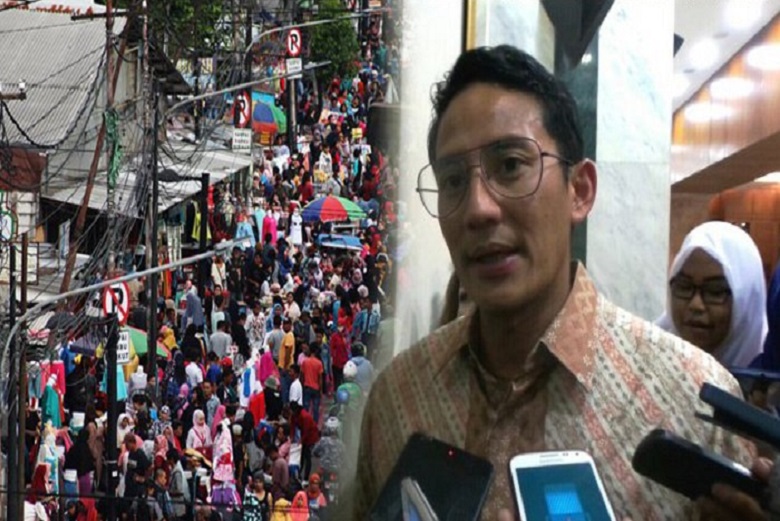 Buat Apa Sandiaga Pasang CCTV di Tanah Abang?