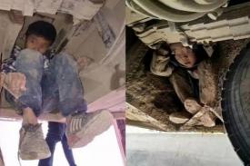 Kakak Beradik di Tiongkok Masuk Kolong Bus Selama 3 Jam
