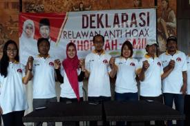 Relawan Khofifah-Emil Lakukan Deklarasi Anti Hoax