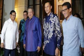 Gambar Artikel Prabowo Sandi minta Masukan SBY untuk Hadapi Debat Capres Cawapres