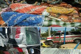 Mobil Ambulans Tabrak Sepeda Motor, Pengendara Tewas Seketika