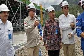 Ignatius Jonan Resmikan Fasilitas  Produksi Gas Lapangan Jangkrik