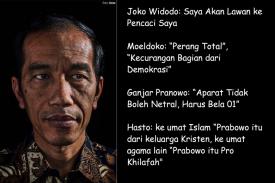 Gambar Artikel Prabowo ke Pendukungnya: Pemilu Itu Harus Jujur, Jangan Curang, Jangan Nodai Pesta Demokrasi. Jokowi ke Pendukungnya: Harus Menang, Gimanapun Caranya