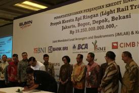 Proyek RLT Dapatkan Pinjaman Terbesar Sepanjang Sejarah Perkeretaapian Indonesia (Rp 19,25 Triliun)
