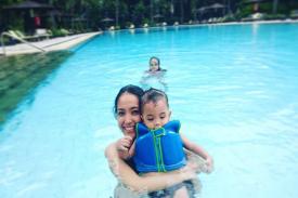 Gambar Artikel Imelda Therinne, Tubuh Ideal dengan Berenang