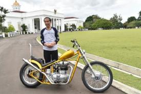 Gambar Artikel Lewat Motor Chopper, Jokowi Apresiasi Karya Anak Bangsa untuk Tingkatkan Brand Value