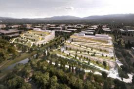 2021 : Kompleks Kantor Baru Google Berundak Seperti Sawah Selesai Dibangun
