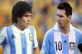 Argentina : Perbandingan Leonel Messi dengan Diego Maradona