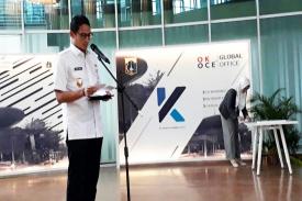 Tingkatkan Lapangan Kerja, Sandiaga Resmikan OK OCE Global Office di Kawasan Epicentrum