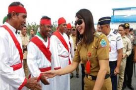 Bagaikan Pahlawan, Bupati Talaud SWM Pulang ke Indonesia