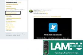 Hashtag UnInstallTraveloka Menjadi Trending Topic Twitter Indonesia