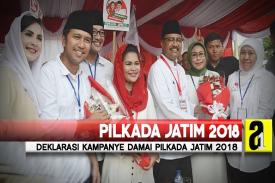 Sejumlah Kalangan Artis Turut Kampanye untuk Kemenangan Pilkada Jatim 2018