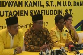 DPD Golkar Jabar Mencabut Dukungan DPP Bagi Ridwan Kamil