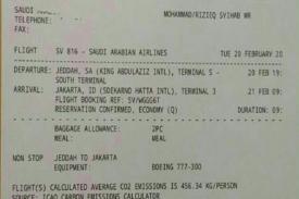 Beredar Tiket Istimewa Kepulangan Habib Rizieq ke Indonesia