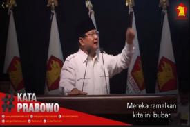 Prabowo Bilang Indonesia Bakalan Bubar di Tahun 2030