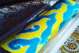 Cara Membatik pada Roll Cake (Bolu Gulung)