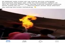 Video Mata Air yang Mengeluarkan Api di Mekkah Ternyata Hoax
